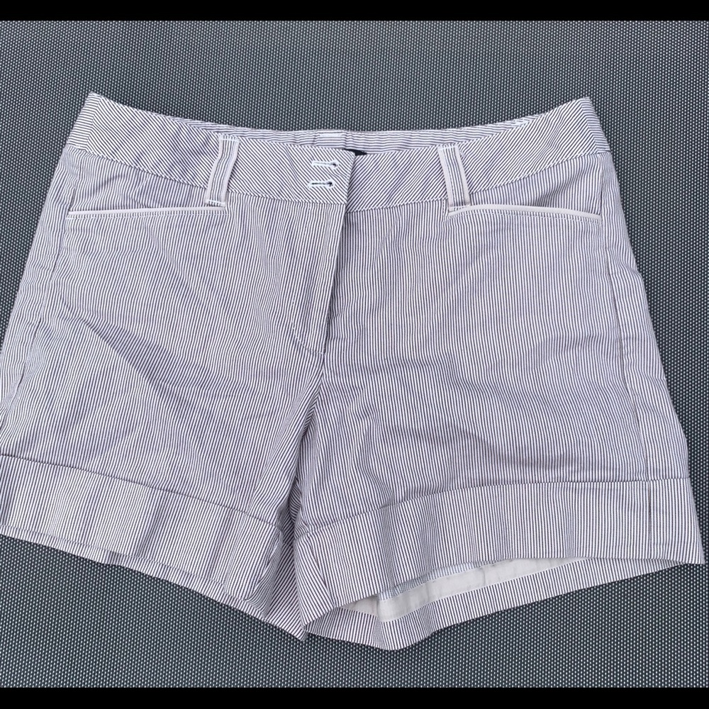 white house black market striped shorts